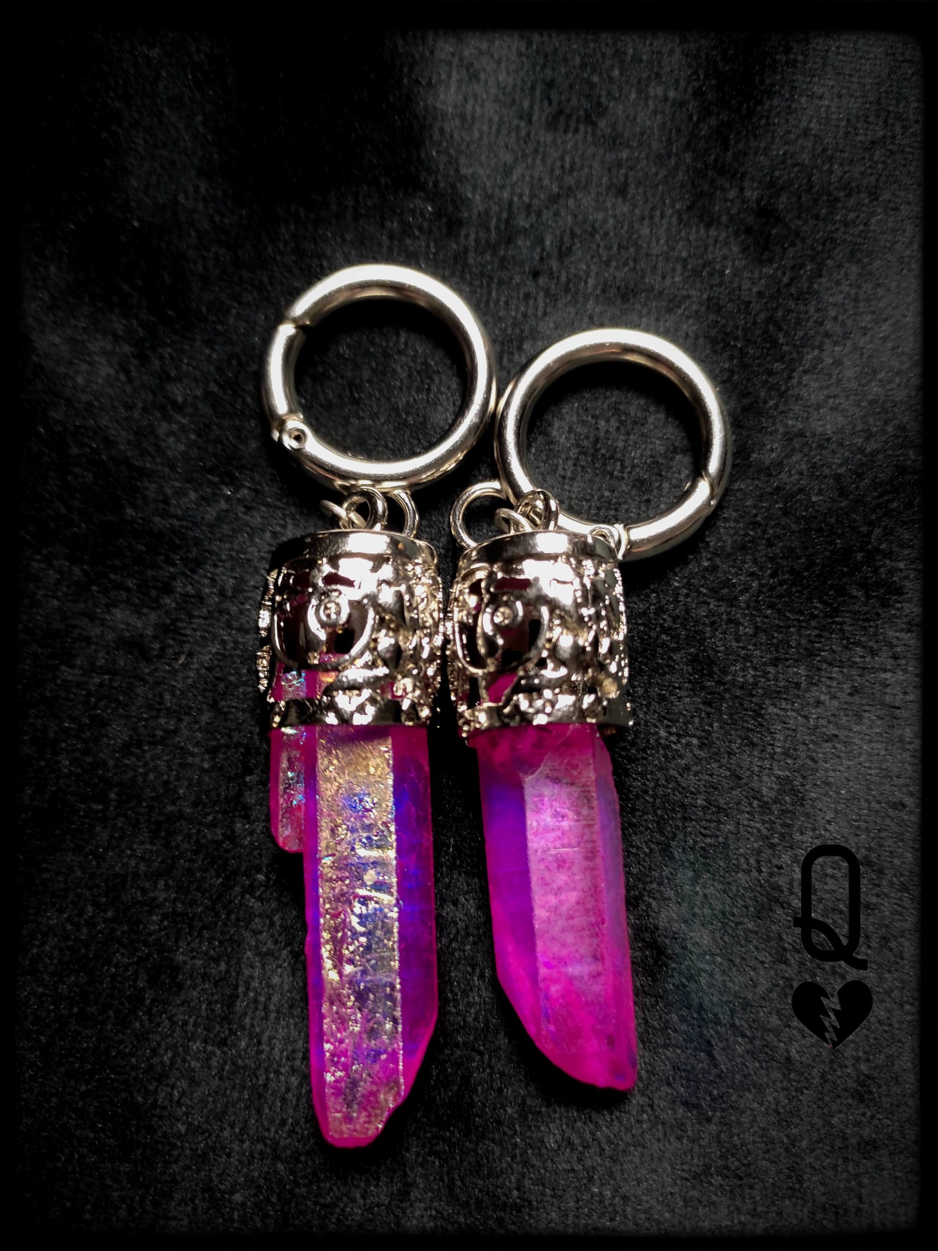 Quartzo Aura Rosa Arabesco Corpsequeenstore